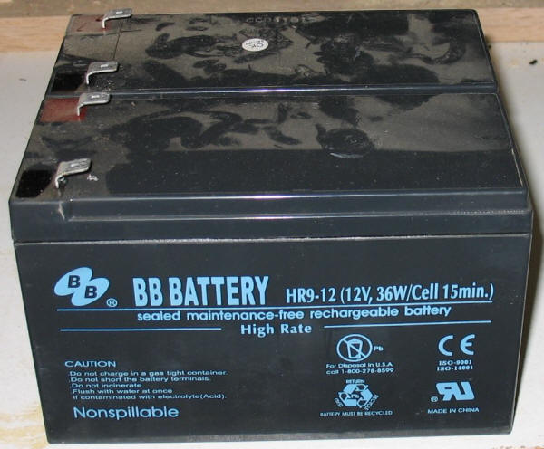 Dead UPS batteries